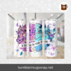 Be Kind to Your Mind Butterfly Sublimation, 20oz Skinny Tumbler Wrap