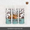 Crazy Cow Neighbor Down Street Sublimation, 20oz Skinny Tumbler Wrap