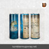 Fishing Knowledge Sublimation, 20oz Skinny Tumbler Wrap
