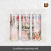 I Can Do All Things Through Christ Sublimation, 20oz Skinny Tumbler Wrap