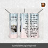 My Mom My Angel Quote with Photo Spot Sublimation, 20oz Skinny Tumbler Wrap