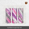 Racing Race Milky Way Pink and Purple Sublimation, 20oz Skinny Tumbler Wrap