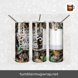 Your Wings Were Ready But Our Hearts Were Not Memorial Sublimation, 20oz Skinny Tumbler Wrap