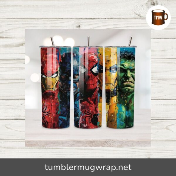 90s Kids Cartoon Character Tumbler Wrap, 20oz Sublimation Design PNG