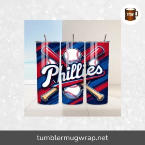 Baseball 20oz Tumbler Wrap PNG, Sport Mascot Skinny Tumbler Sublimation Design