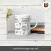 Bible Verse Mug PNG, 11oz & 15oz Christian Mug Wrap Sublimation Design