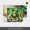 Frog Skinny Tumbler Sublimation, Seamless 20 oz Tumbler Wrap
