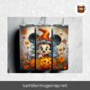 Halloween Baby Minnie Pumpkin PNG, 20oz Tumbler Wrap