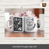 Kawaii Anime Mug Wrap PNG, 11oz-15oz Sublimation Template