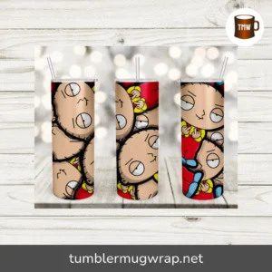 Middle Finger Stewie 20oz Tumbler Wrap