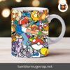Pokemon Cartoon Mug Wrap PNG, 11oz & 15oz Sublimation Design
