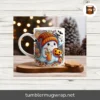 Halloween Spooky Ghost Mug Wrap, 11oz & 15oz Sublimation Design