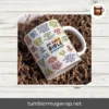 My Daily Bible Affirmations Mug Wrap, 11oz & 15oz Christian Sublimation PNG, Religious Faith-Based Mug Design